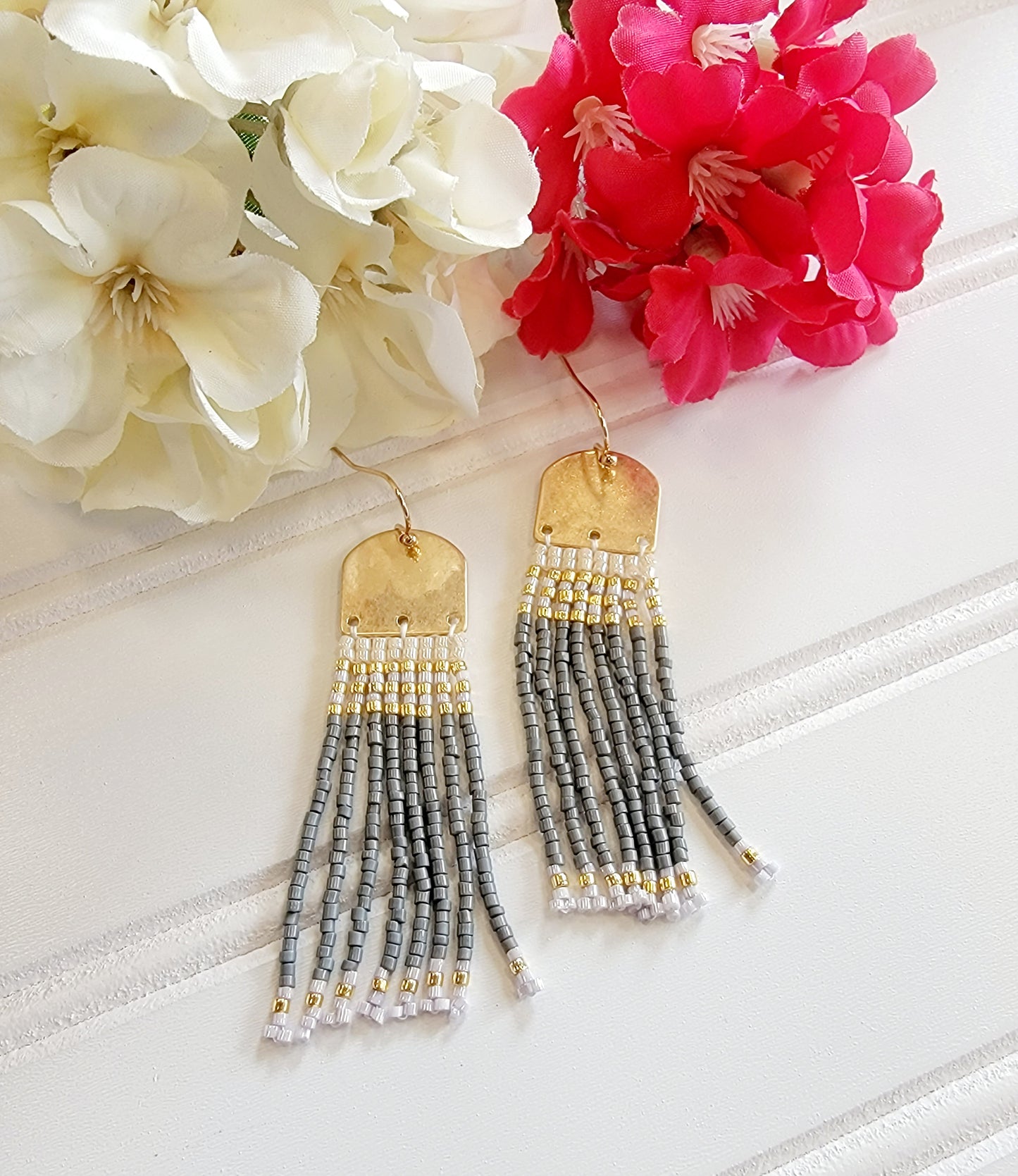 Dangle Beaded Earrings