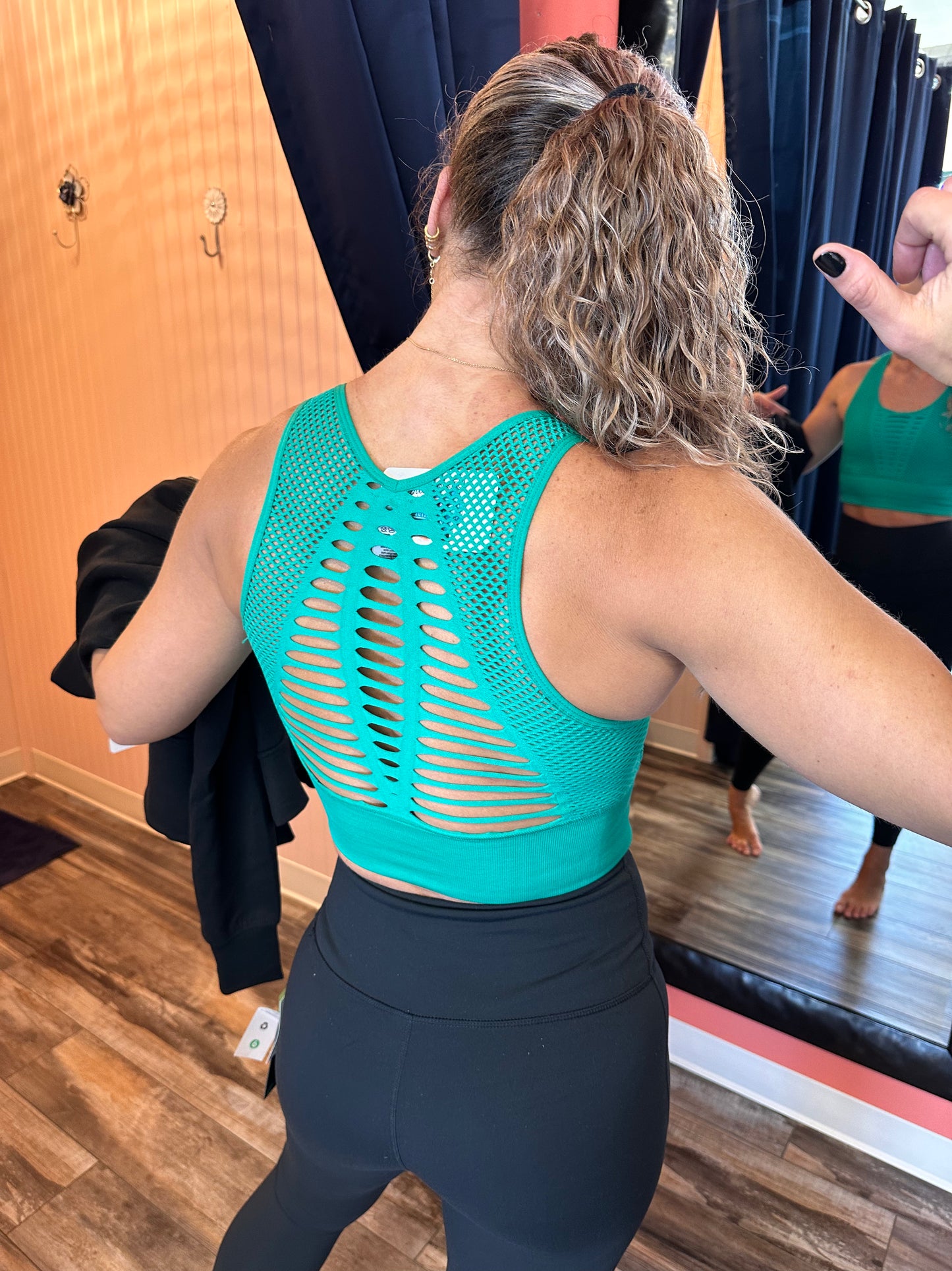 Laser Cut Sports Bra