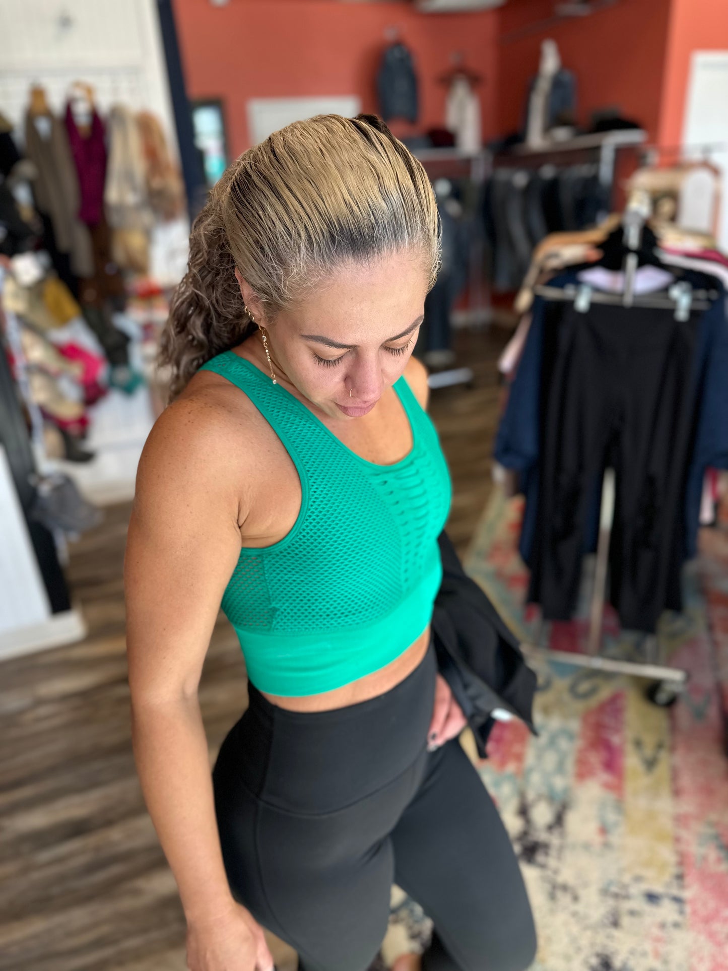 Laser Cut Sports Bra