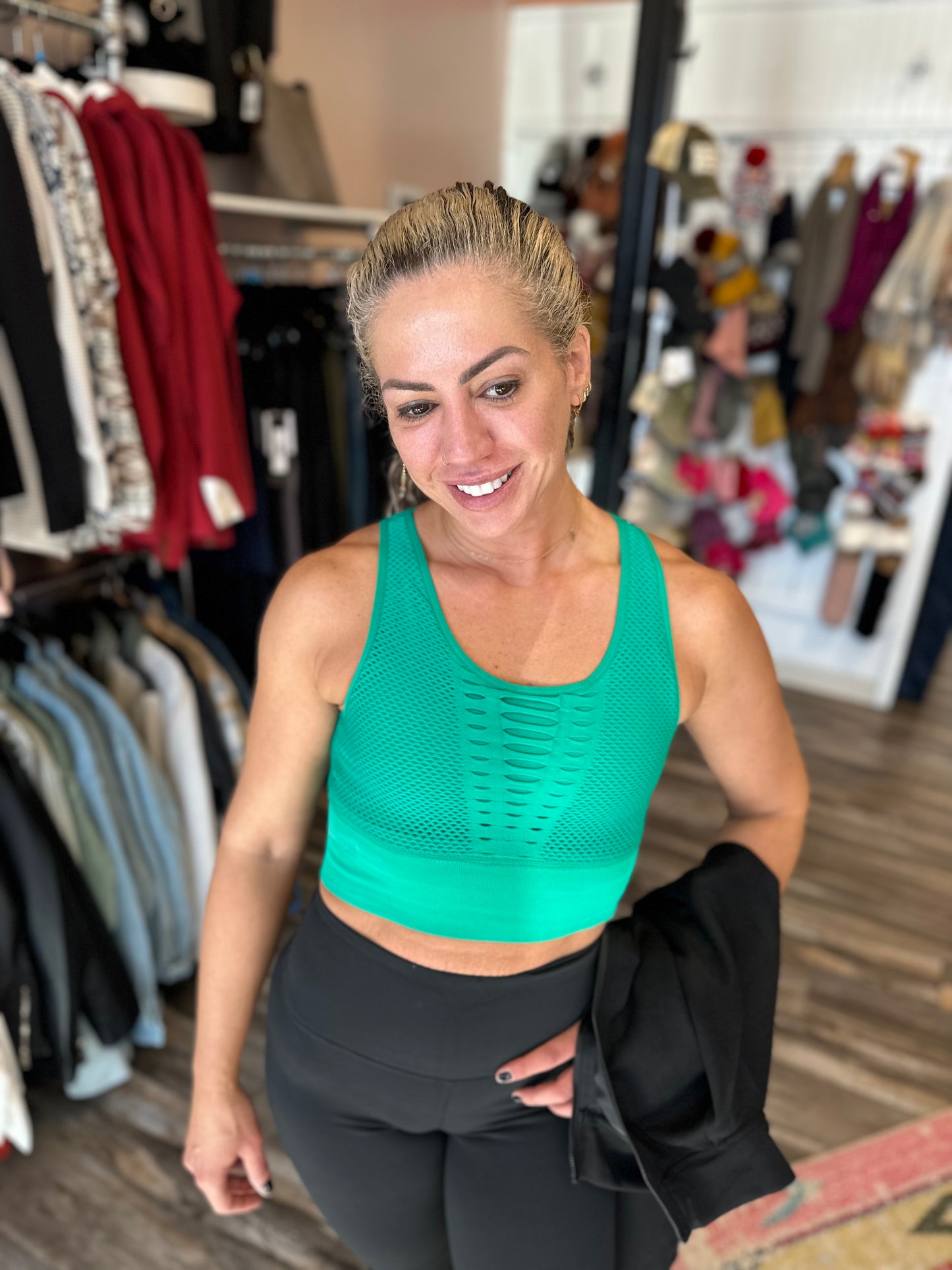 Laser Cut Sports Bra