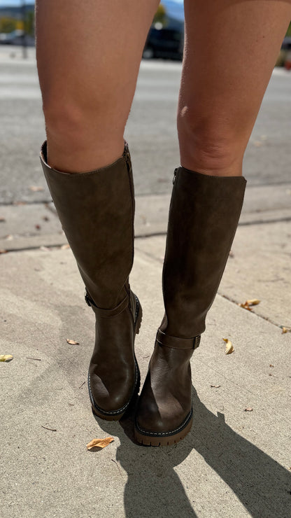 Tall Mocha Boot