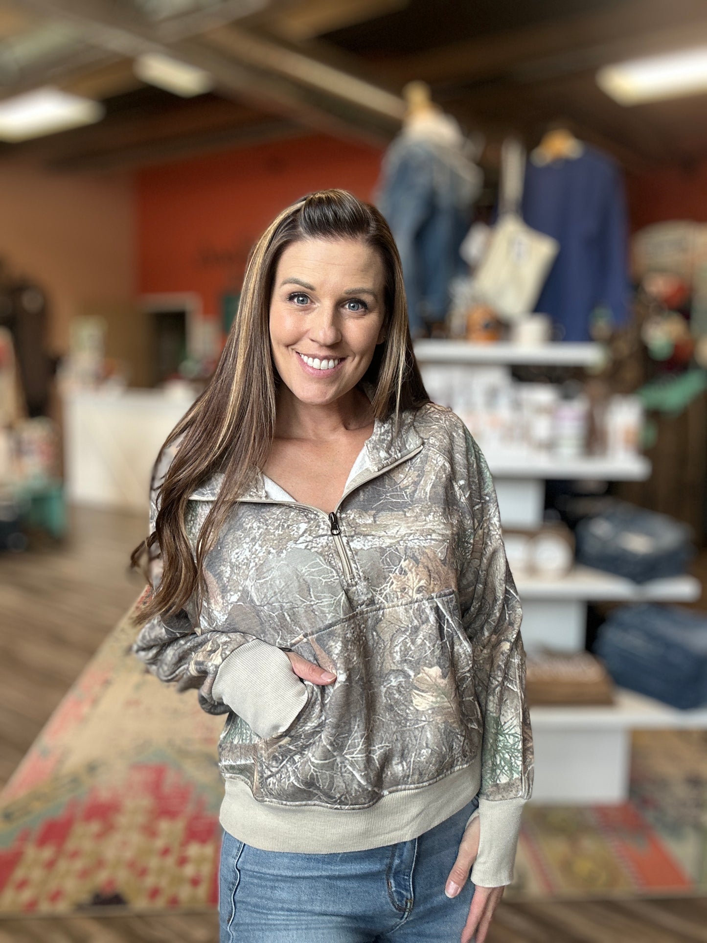 Easy Does it Camo Pullover