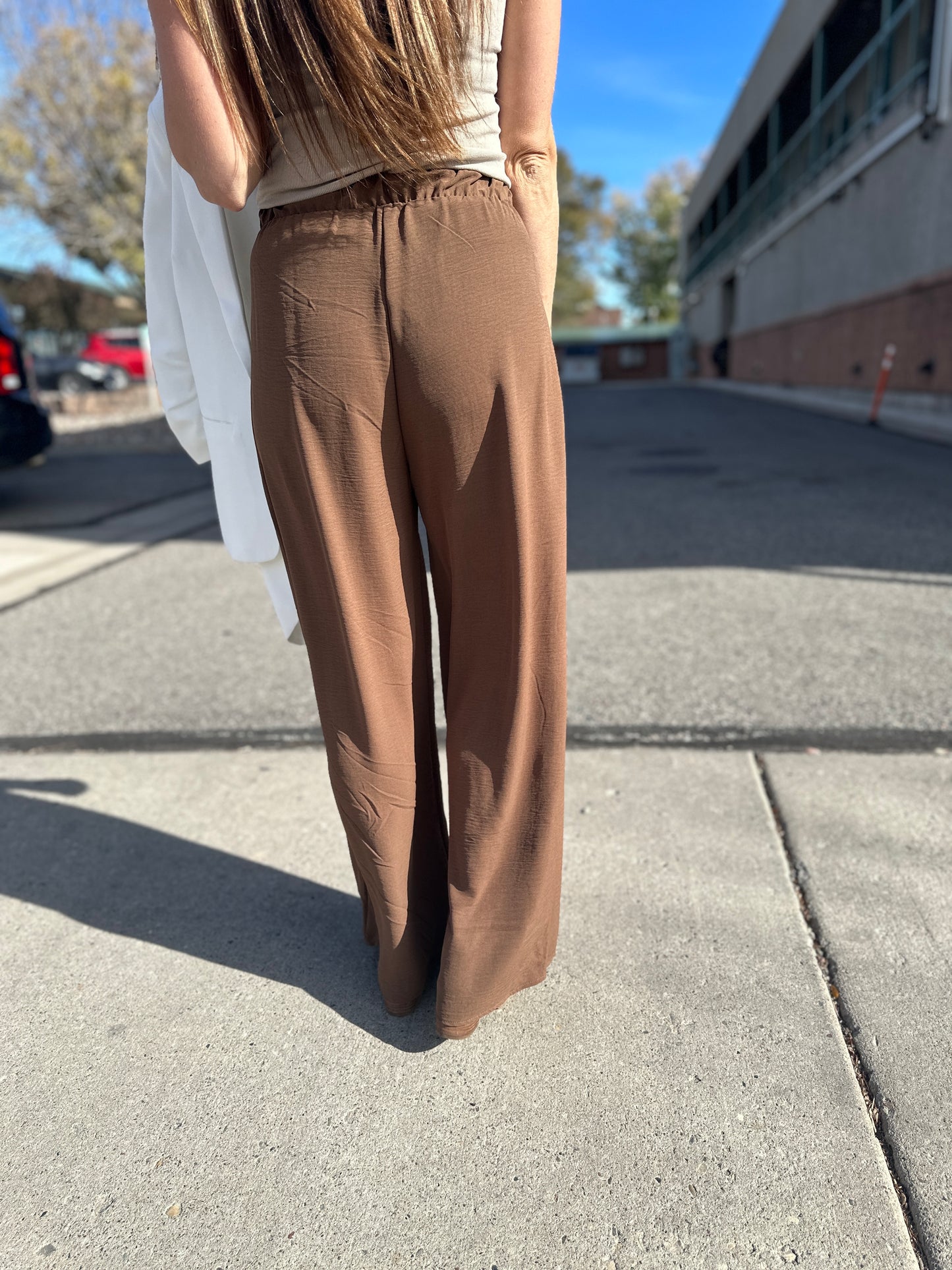 Woven Wide Leg Pants