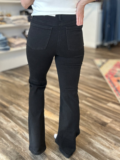 Black Petite Bootcut Jeans