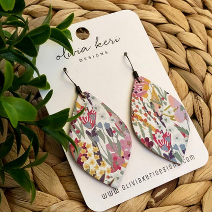 Olivia - Southern Floral Dangle Earrings
