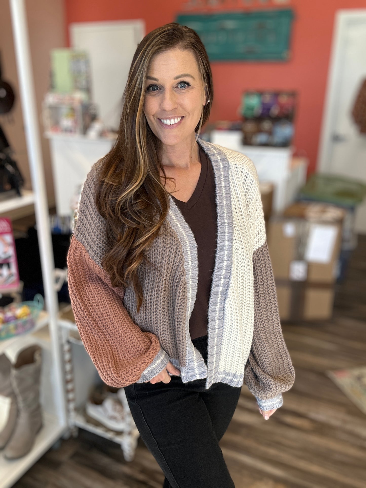 Chunky Knit Oversized Cardigan