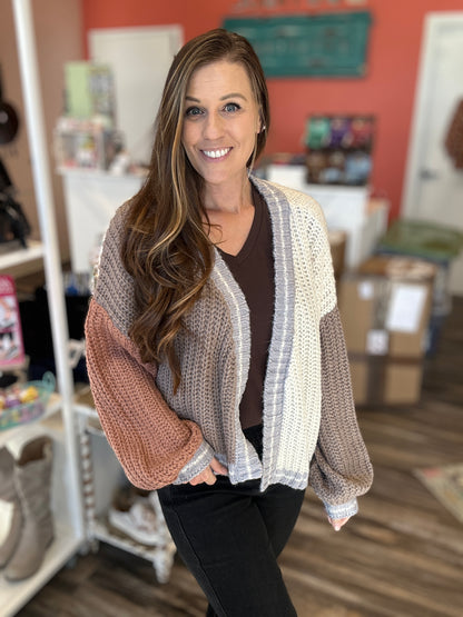 Chunky Knit Oversized Cardigan