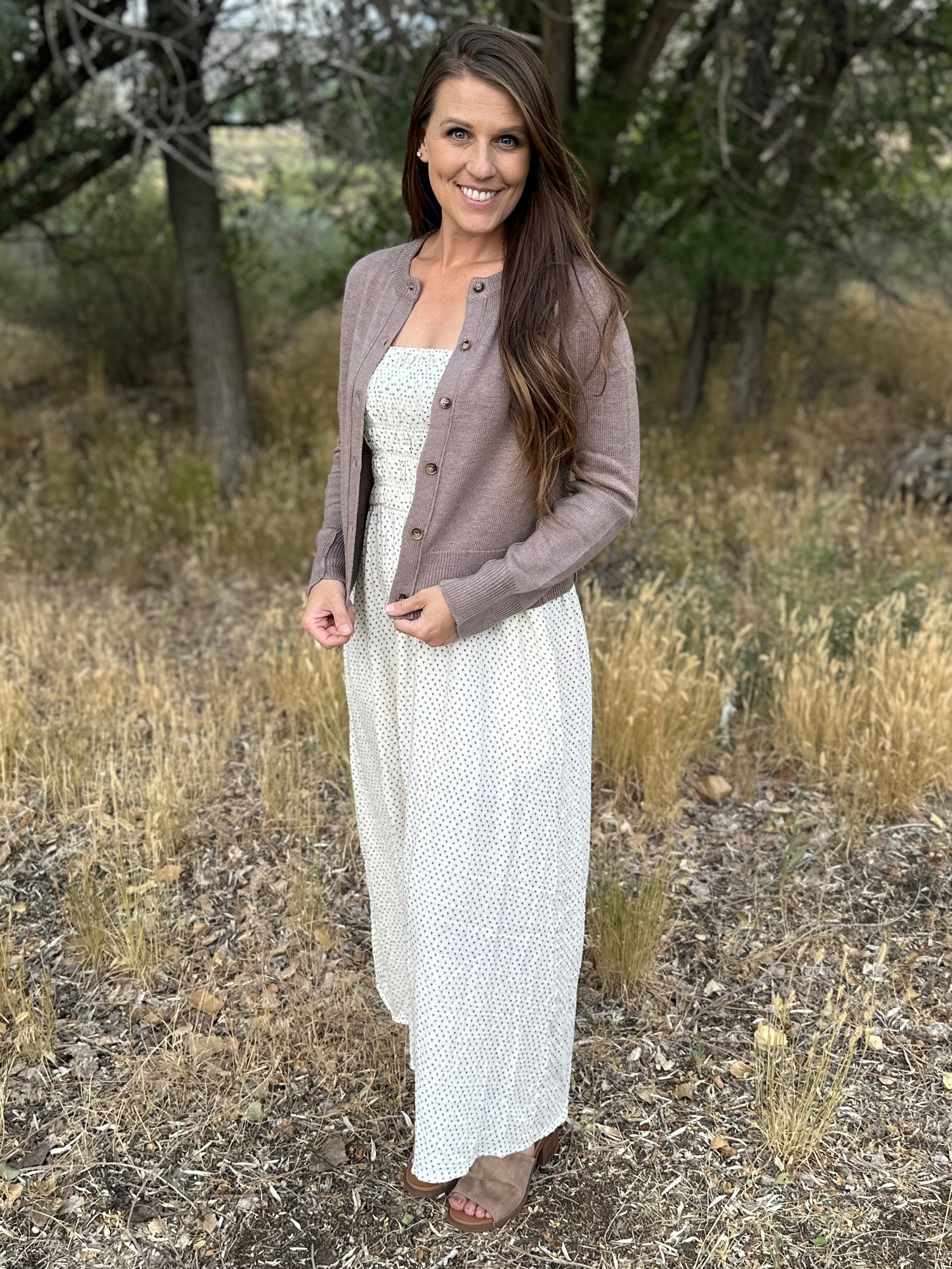 Classic Cut Button Up Cardigan