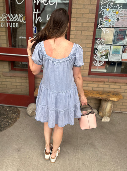 Denim Baby Doll Dress