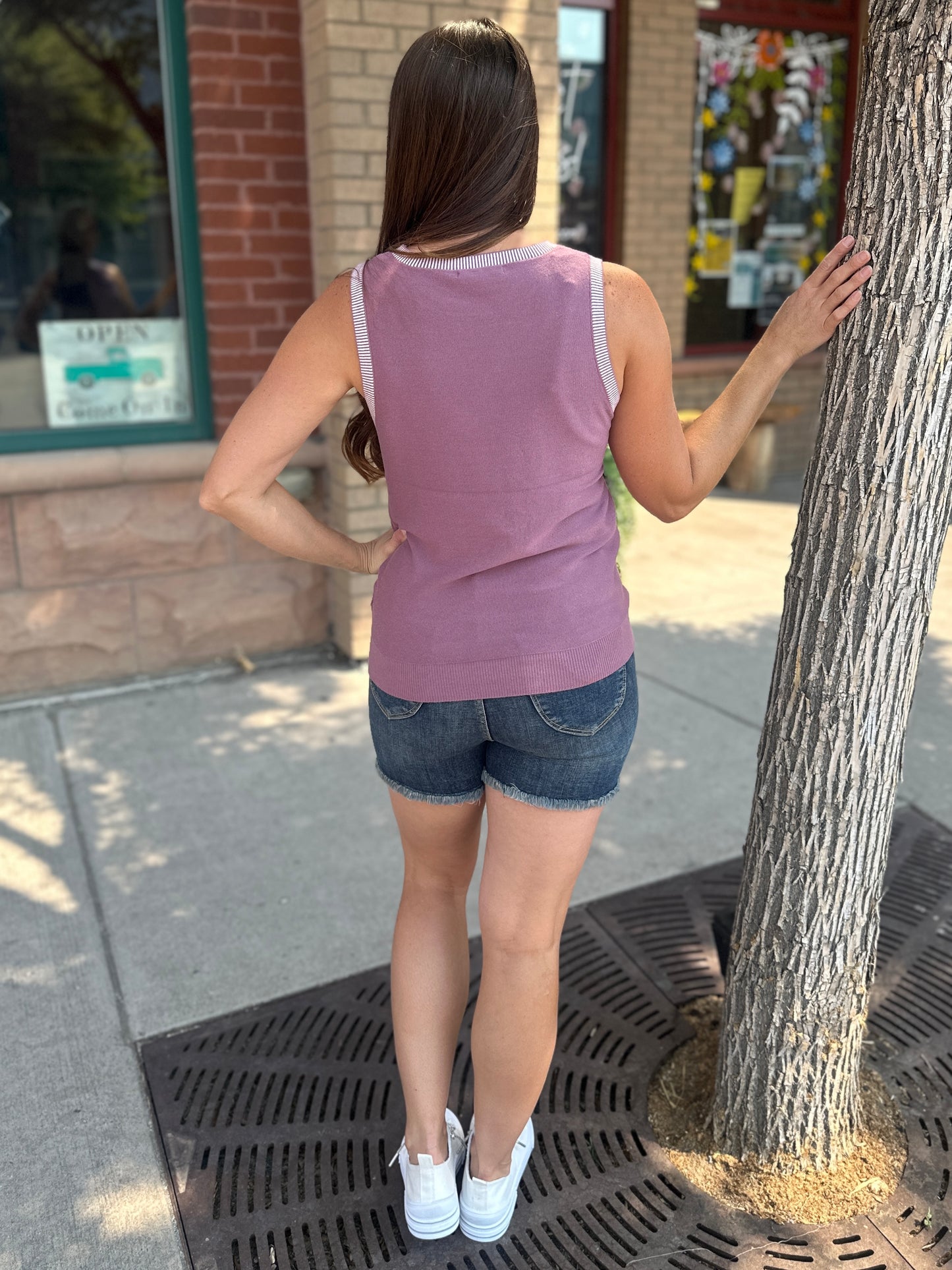 Lavender Contrasting Tank