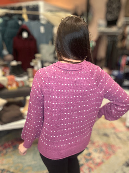 Textured Knit Sweater