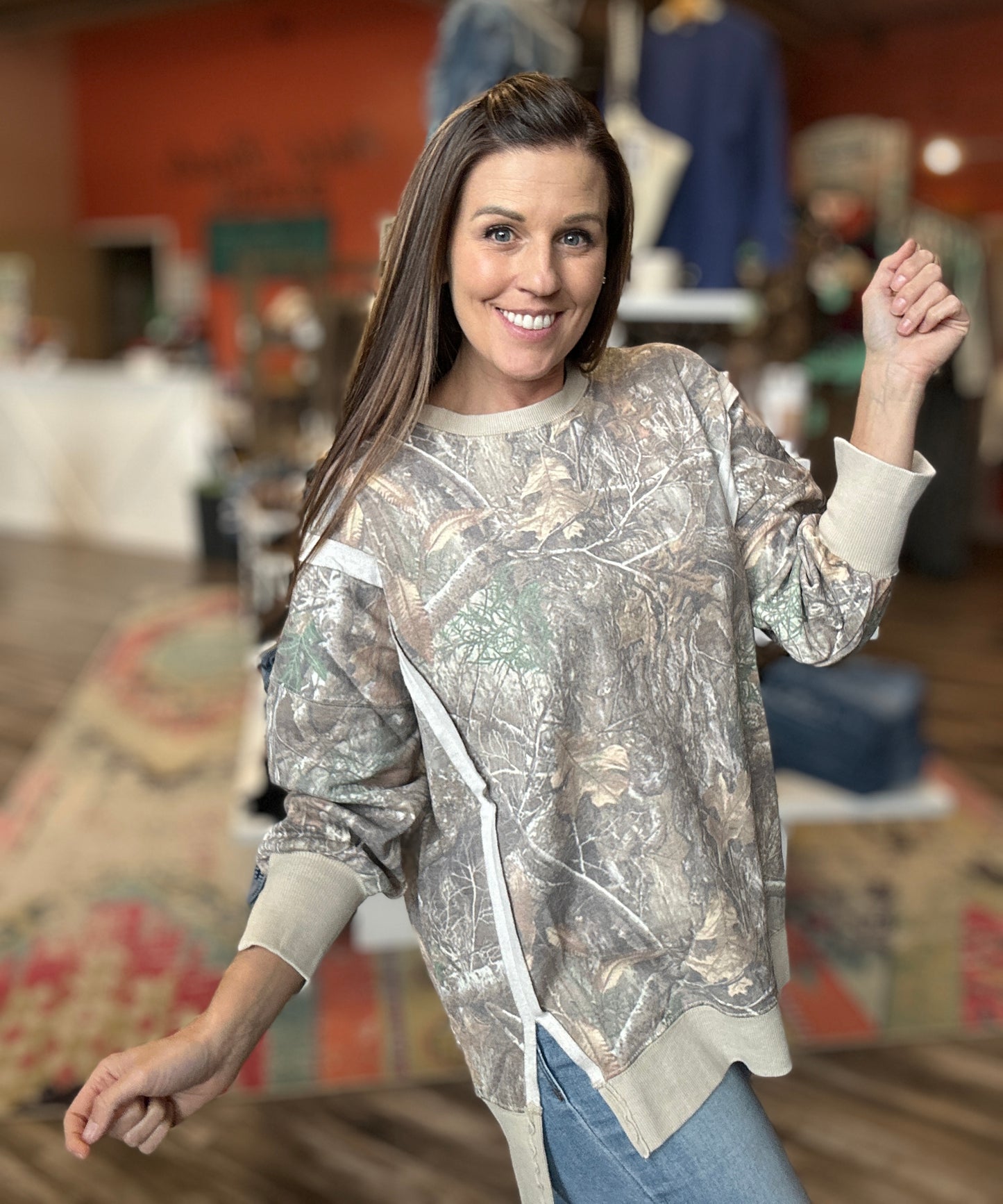 Camo Classic Crew Pullover