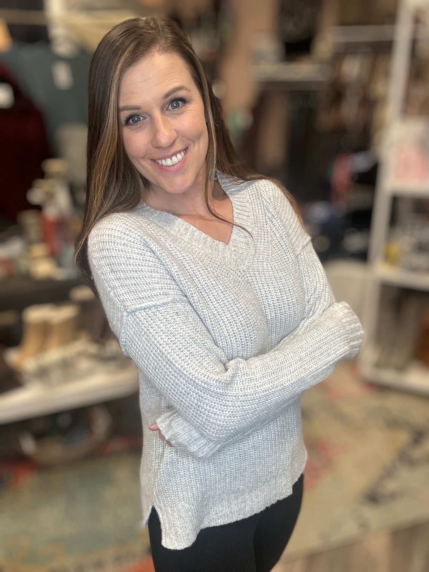 Chunky Yarn Pullover Sweater