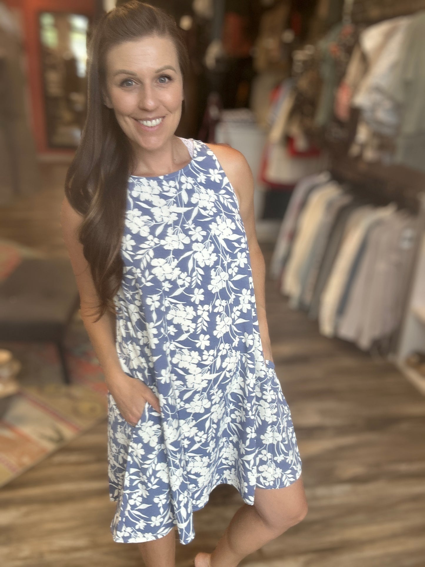 Floral Breeze Swing Dress