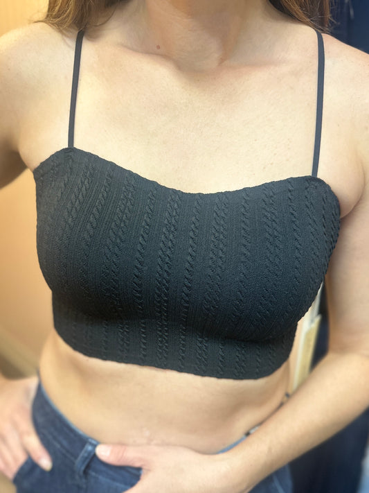 Cable Knit Bralette