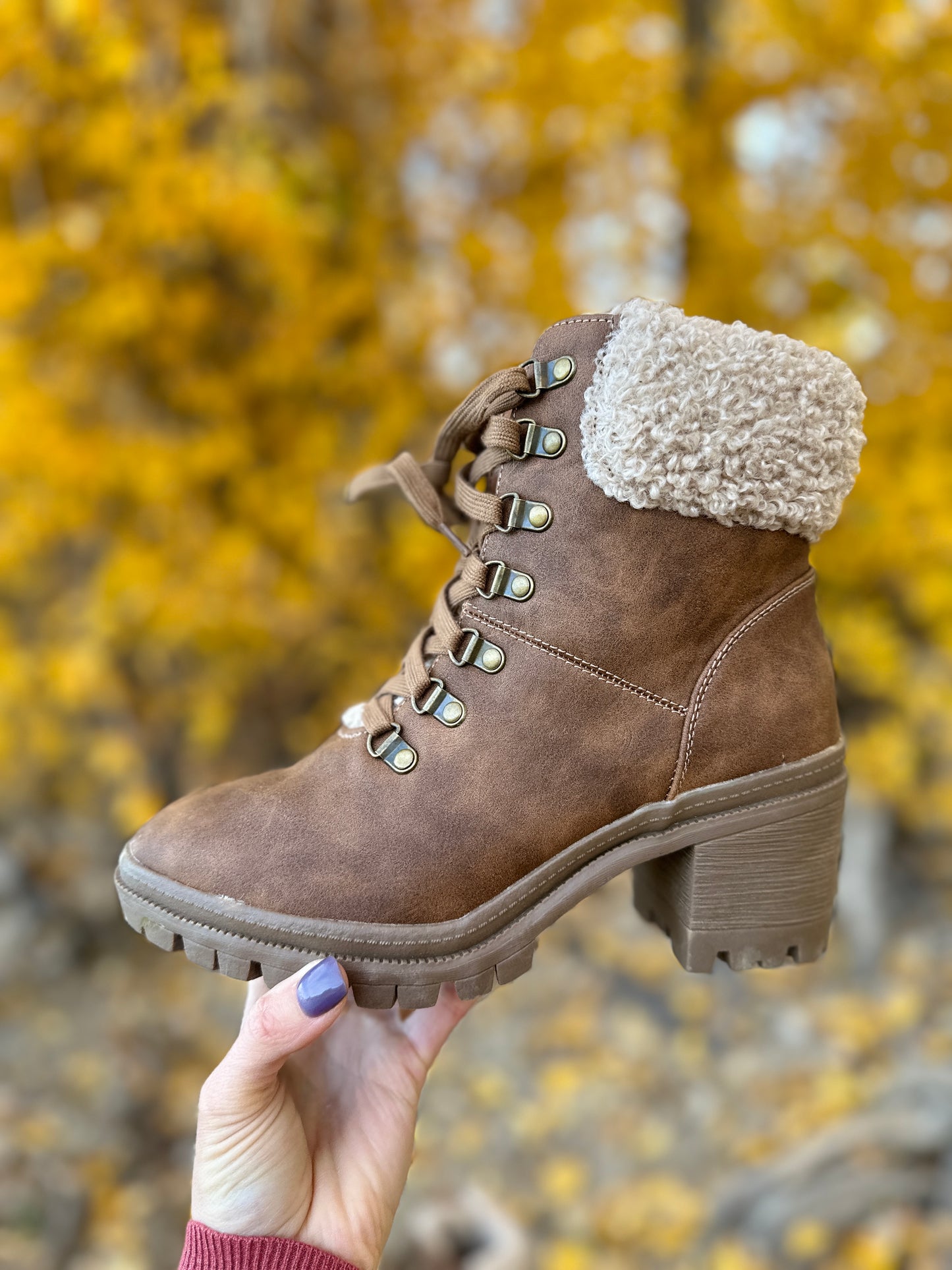 Tan Alpine Bootie