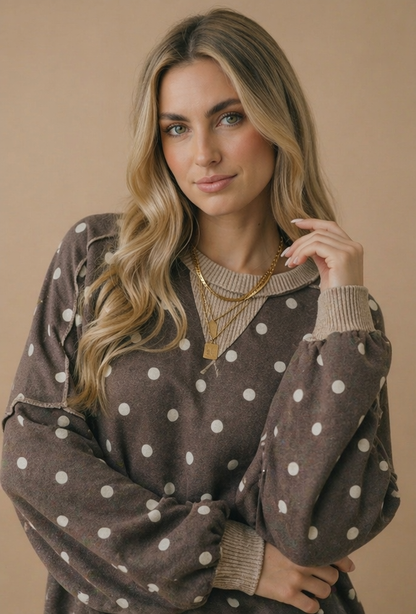 Polka Dot Sweater