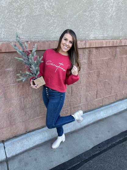 Cropped Christmas Sweater