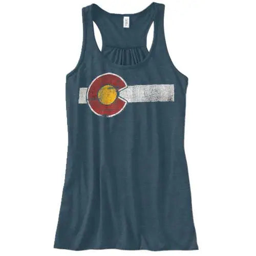 Colorado Flag Racerback Tank