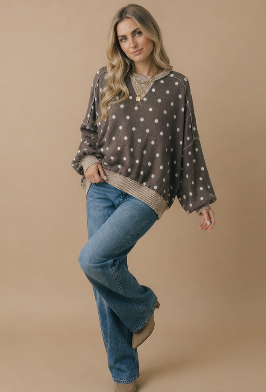 Polka Dot Sweater