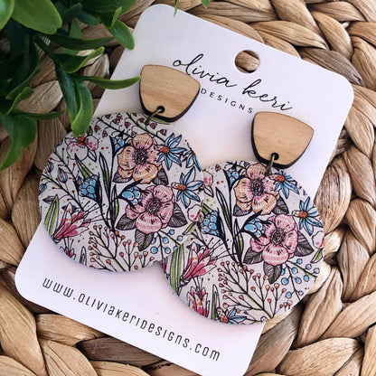 Everly Round Earrings