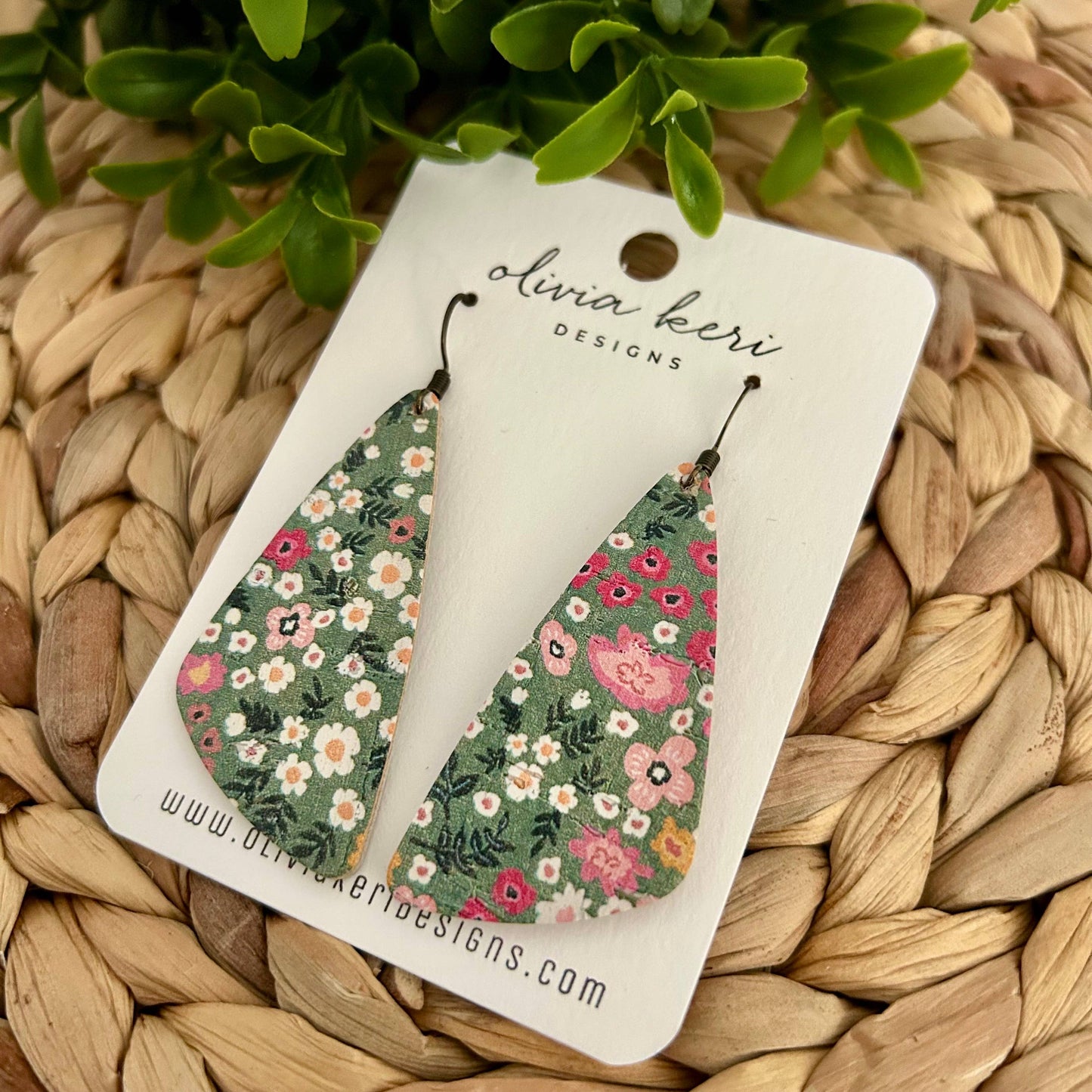 Zoe - Green & Pink Floral