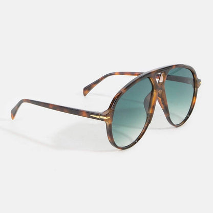 Aviator Shield Sunglasses Set
