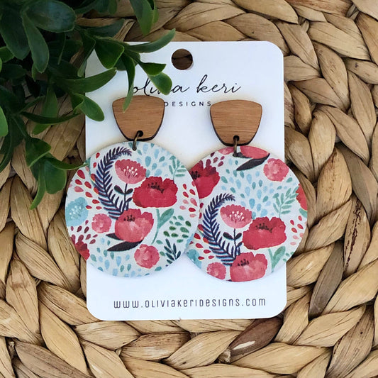 Everly Round Earrings