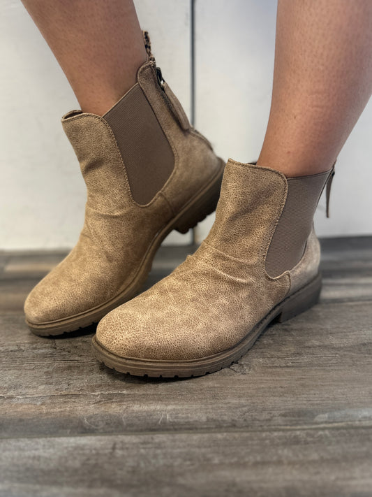 Vienna Bootie- Taupe