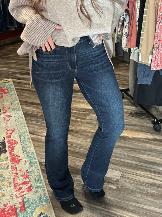 April Dark Bootcut Jeans