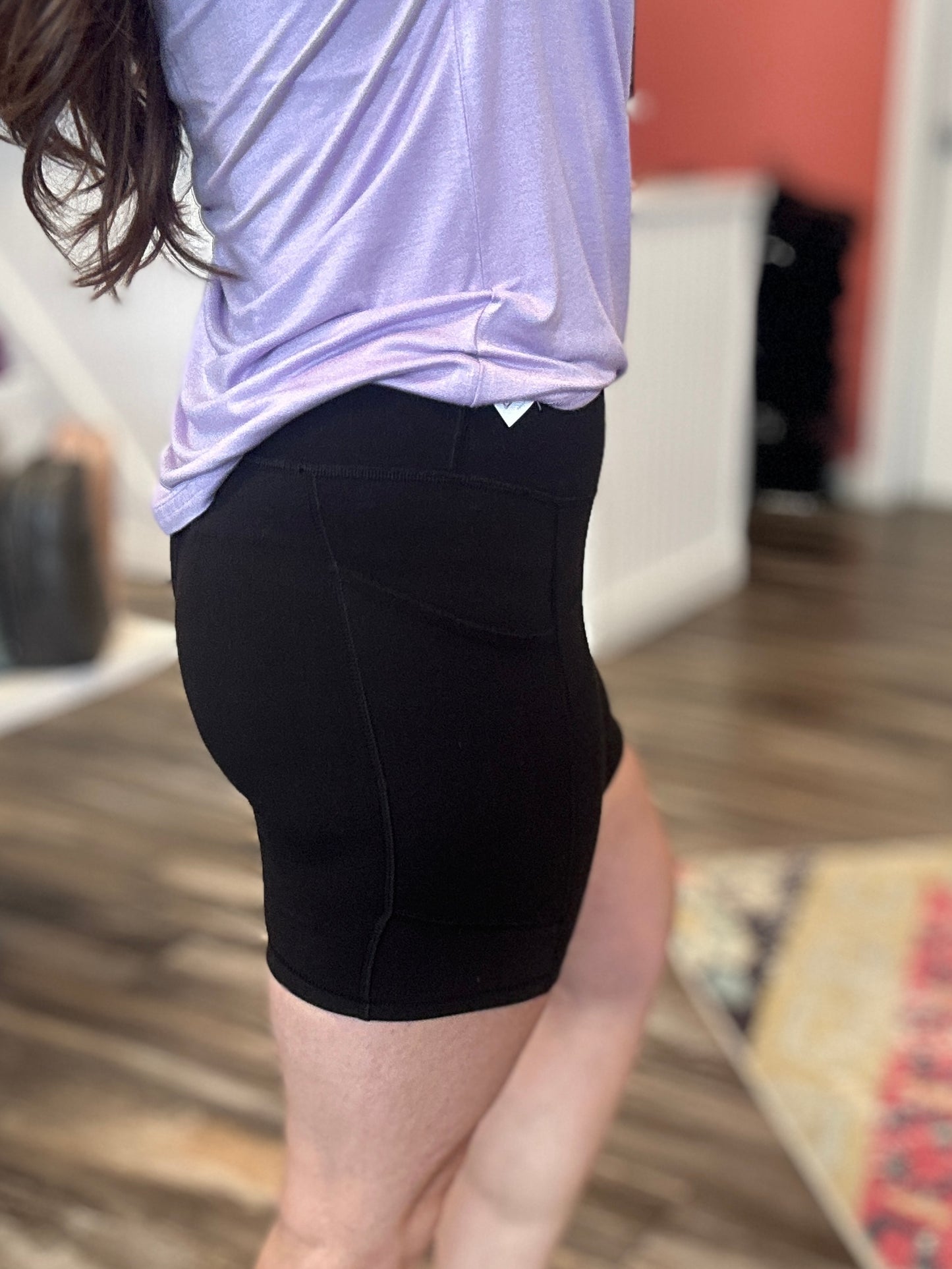 Black Biker Shorts