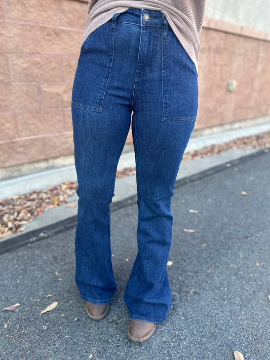 Shelby Patch Pocket Flares