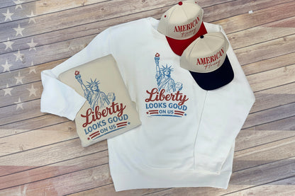 Liberty Looks Good on Us Sweatshirt