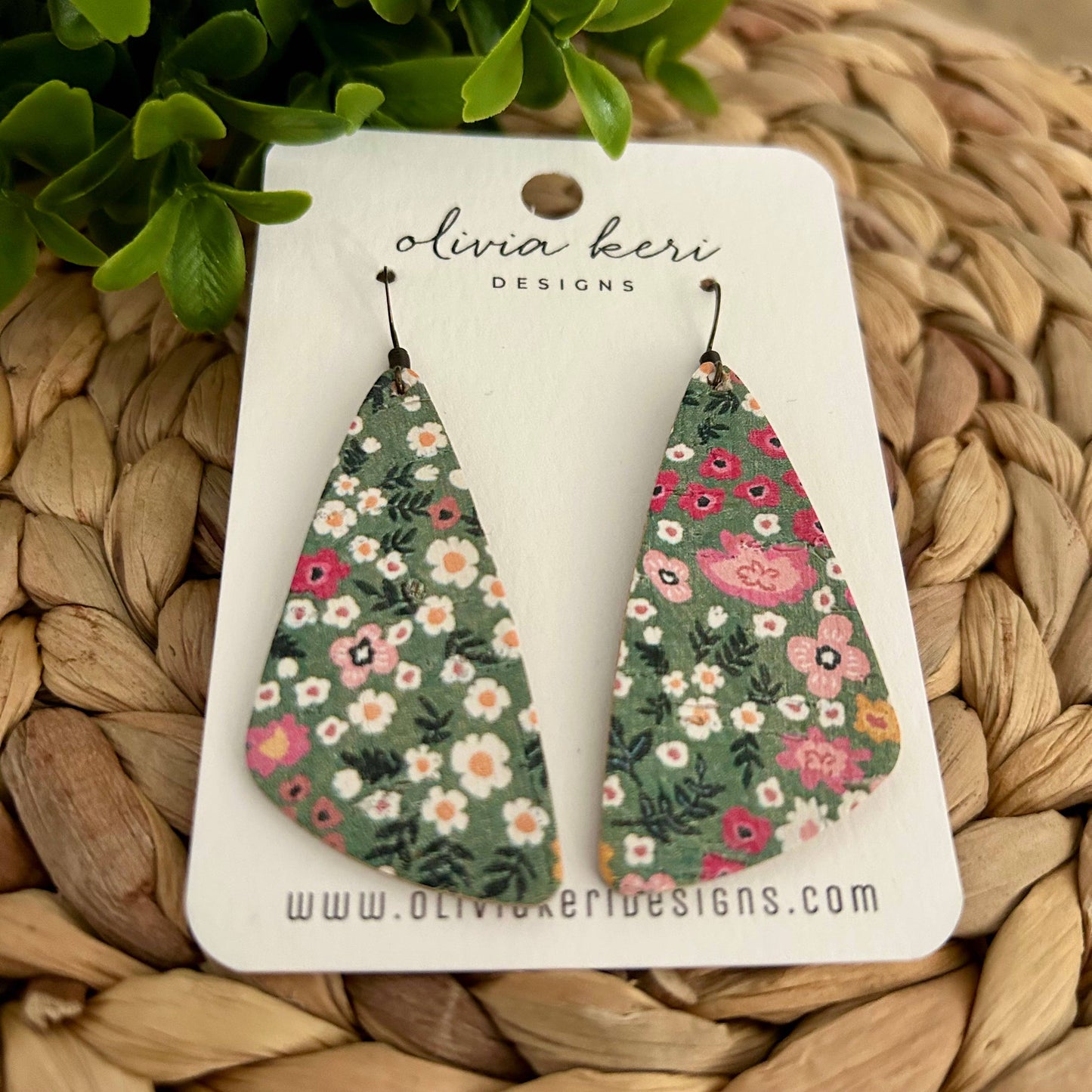 Zoe - Green & Pink Floral