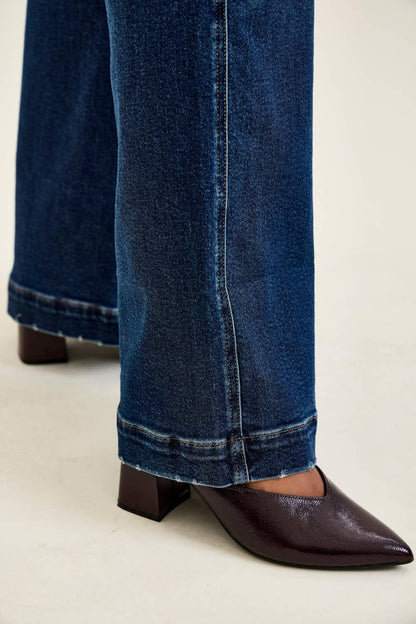 LUX Retro Wide Jeans w/ Front Tab