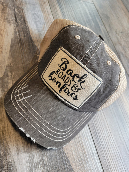 "Backroads & Bonfires" Hat