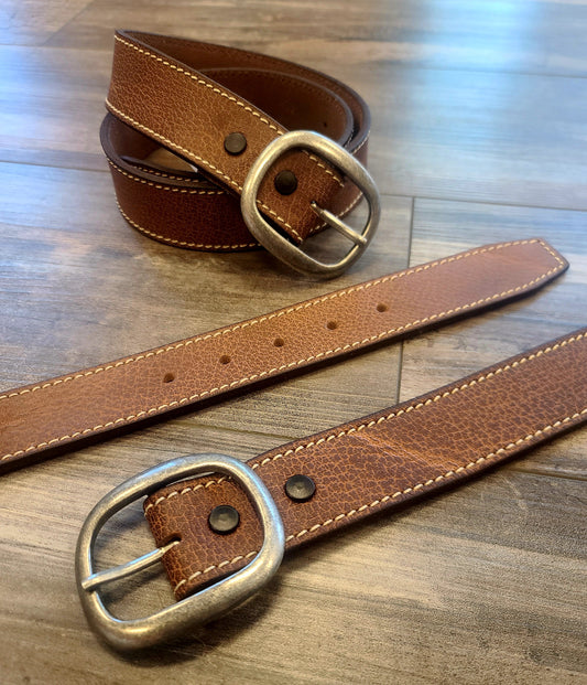 Stitched Leather Belt