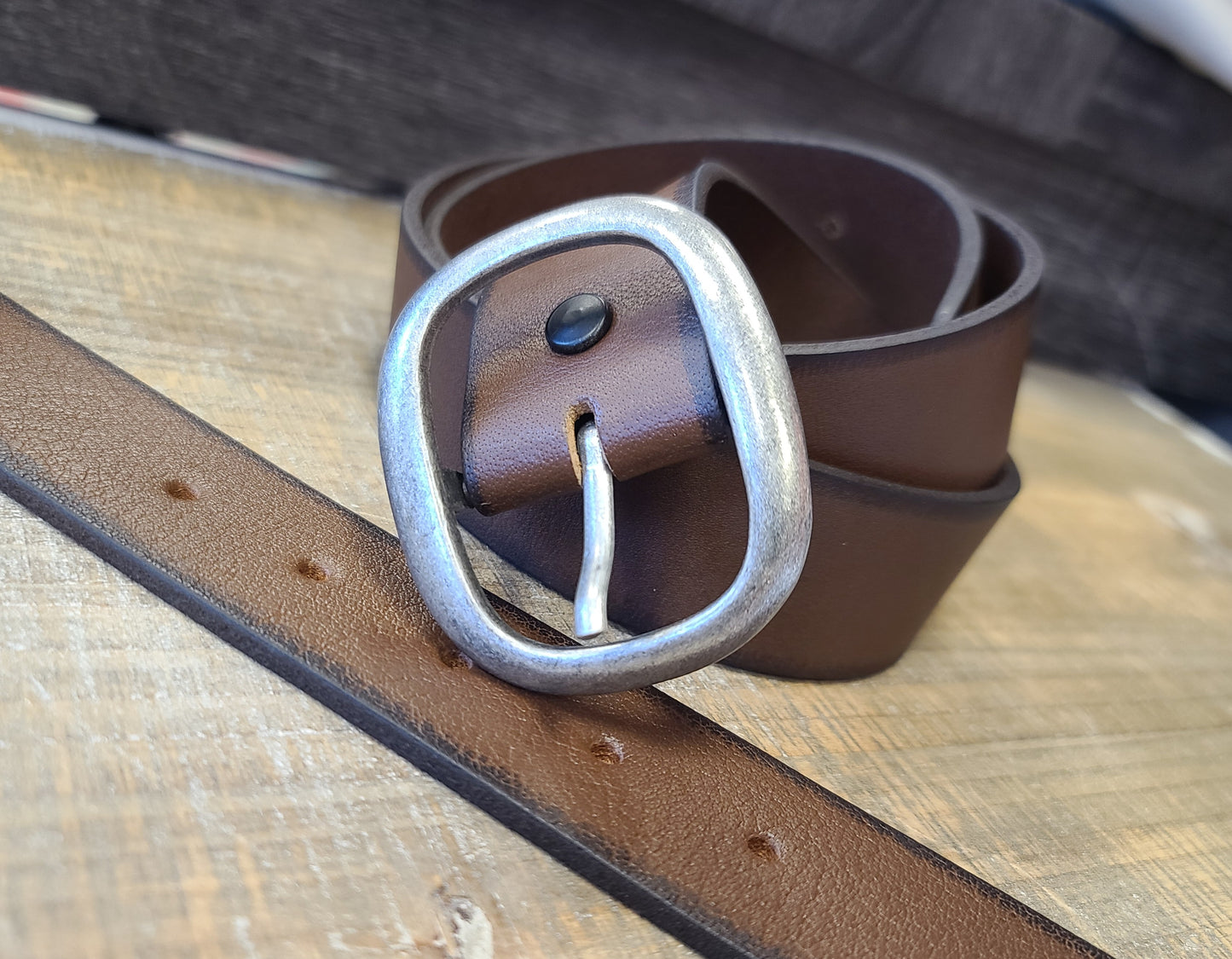 Brown Leather Belt