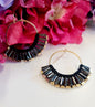 Black Crystal Earrings