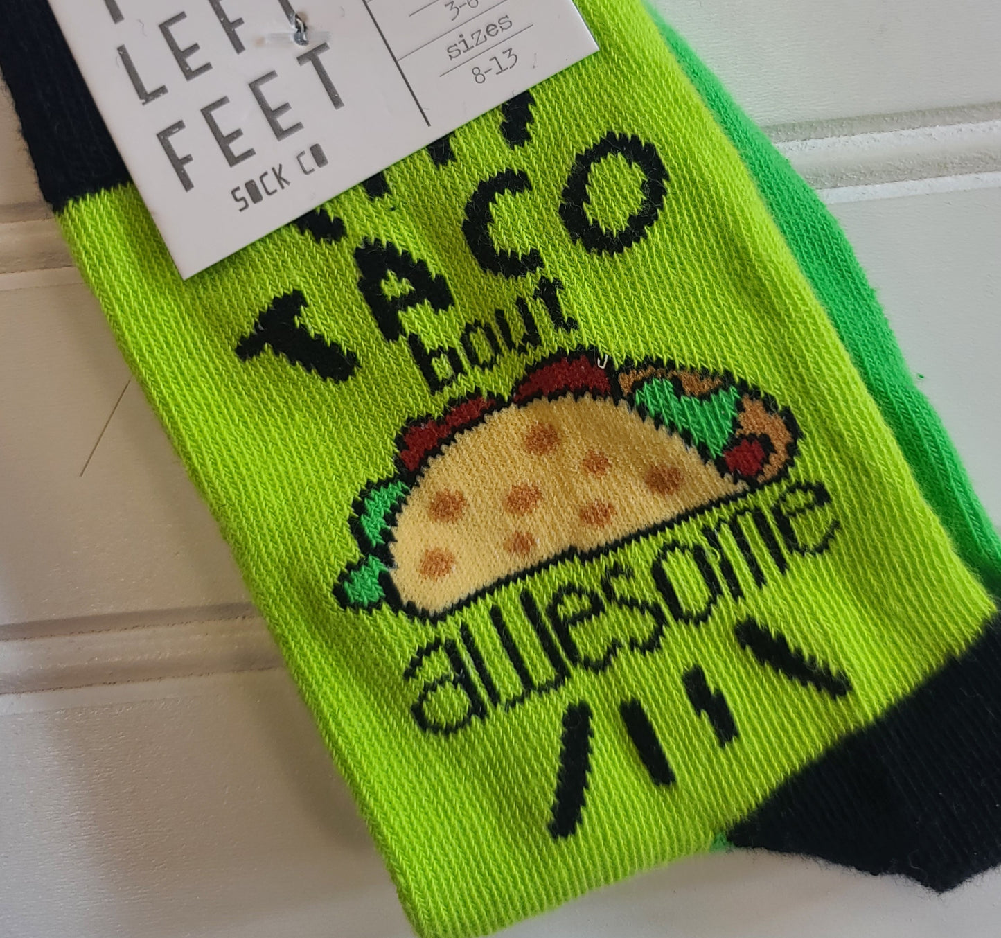 Two Left Feet Kids Socks/Age 7-10