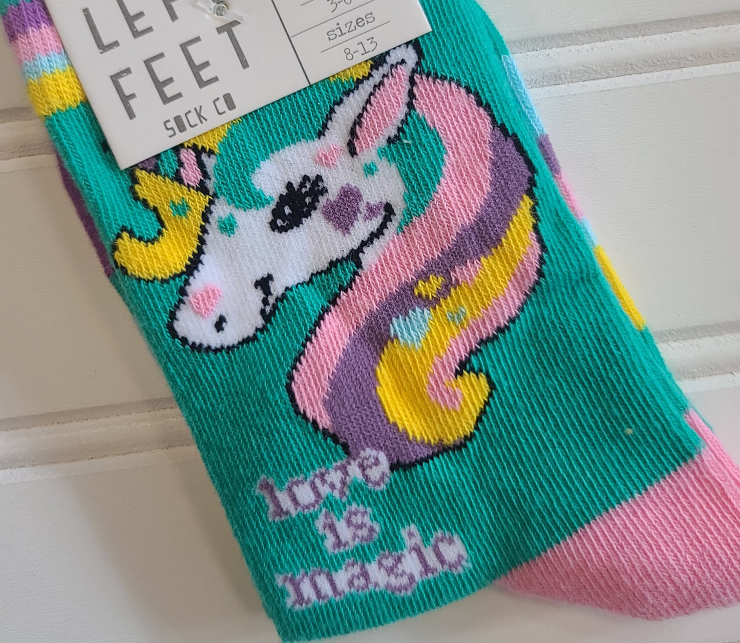 Two Left Feet Kids Socks/Age 7-10