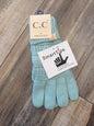 Kids Ribbed Knit Gloves