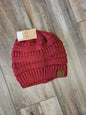 Solid Ribbed Knit C.C. Beanie