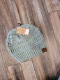 Solid Ribbed Knit C.C. Beanie