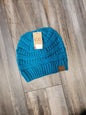 Solid Ribbed Knit C.C. Beanie