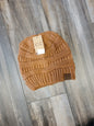 Solid Ribbed Knit C.C. Beanie