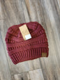 Solid Ribbed Knit C.C. Beanie