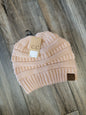 Solid Ribbed Knit C.C. Beanie