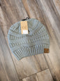 Solid Ribbed Knit C.C. Beanie