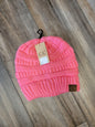 Solid Ribbed Knit C.C. Beanie